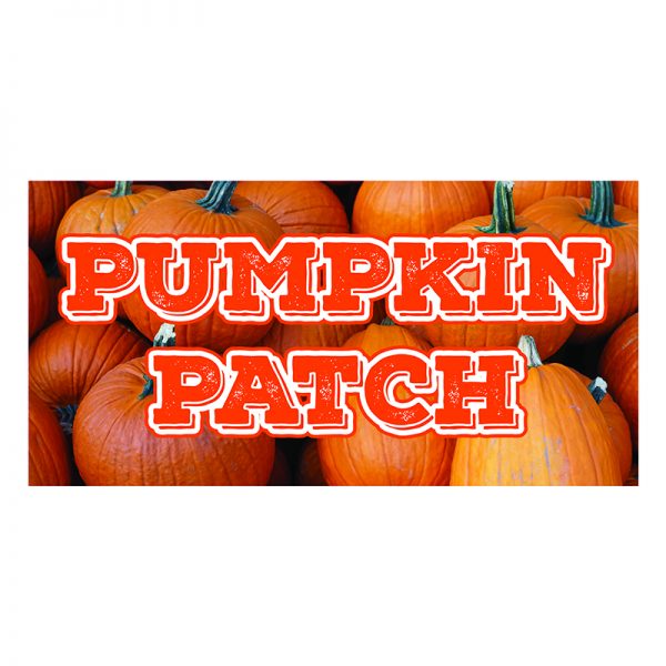 pumpkin patch vinyl banner feather flag nation