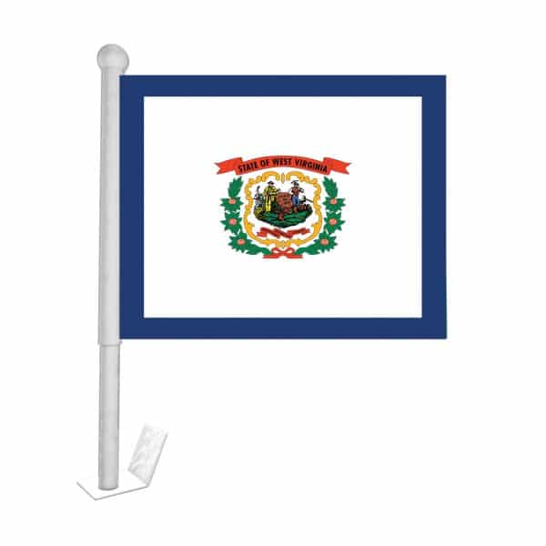 west virginia state car flag