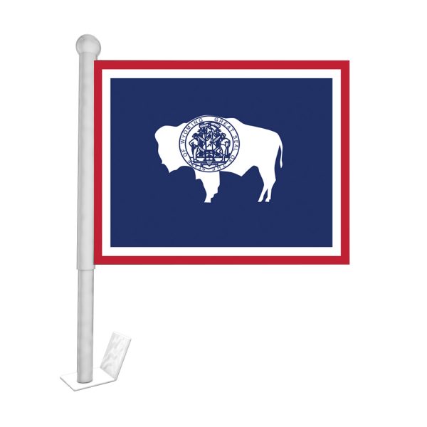 wyoming state car flag