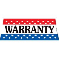 Warranty windshield banner