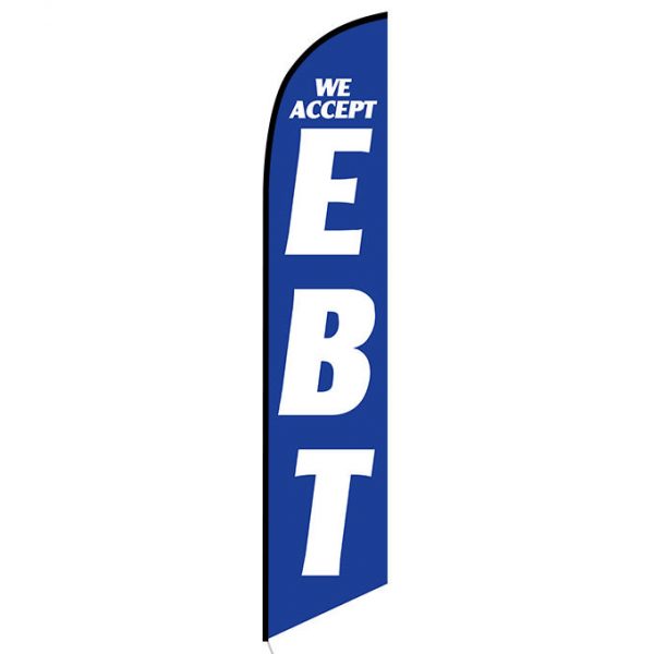 We Accept EBT Feather Flag