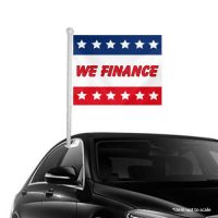 We Finance Window Clip-on Flags