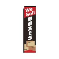 We Sell Boxes Rectangle flag