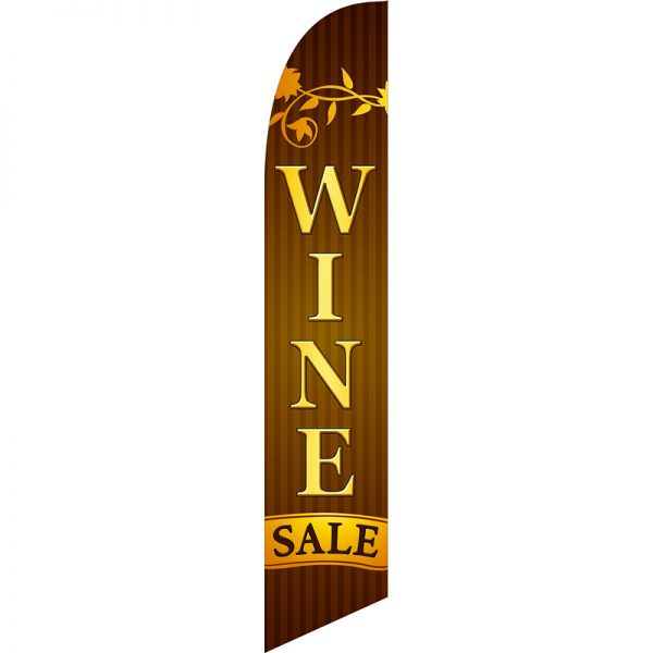 Wine Sale Feather Flag