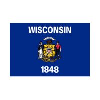 Wisconsin State 3×5 flag