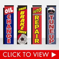 Auto Repair Advertising Flags