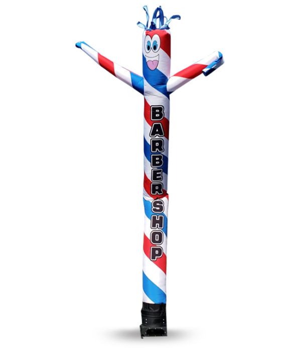 barber shop inflatable tube man