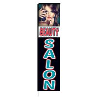 Beauty Salon Rectangle Flag