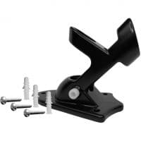 Black Flag Pole Mount for 3×5 Flagpole, Includes Set of Screws