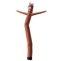 Brown Inflatable Tube Man 18ft Air Powered Dancer for Outdoors