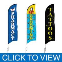 Business (retail & more) Feather Flags in Stock