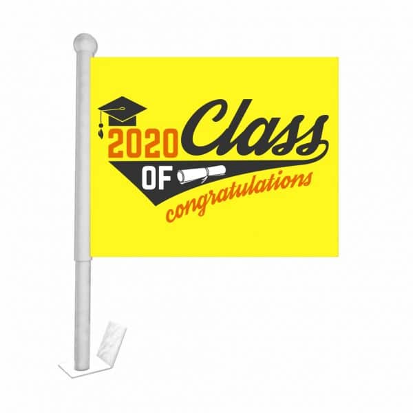 car-flag-class-of-2020-congratulations