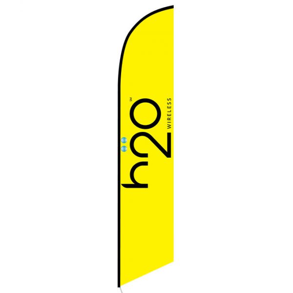 h2o Wireless Feather Flag