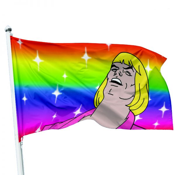 he man meme flag