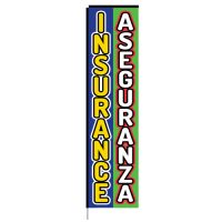 Insurance Aseguranza Rectangle Flag