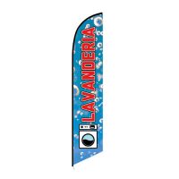 Lavanderia Feather Flag Banner Swooper