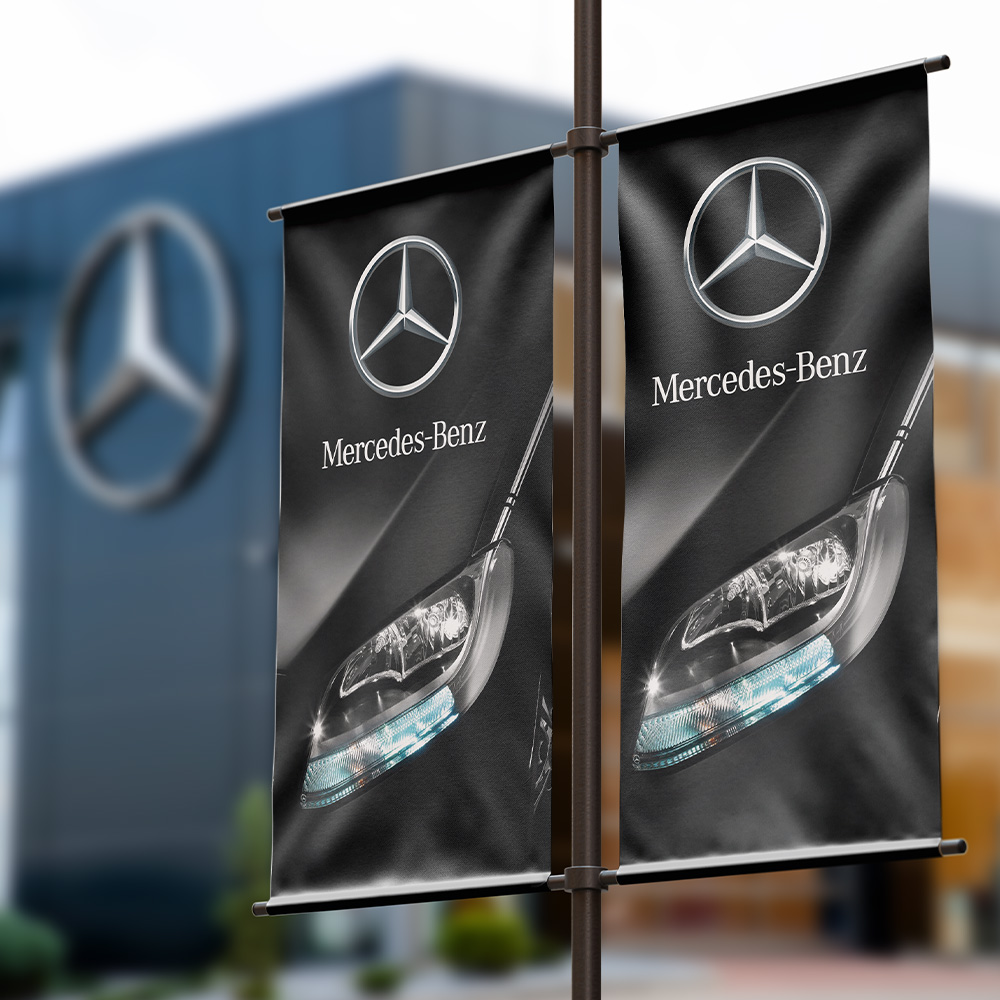 mercedes benz dealership AVENUE BANNER