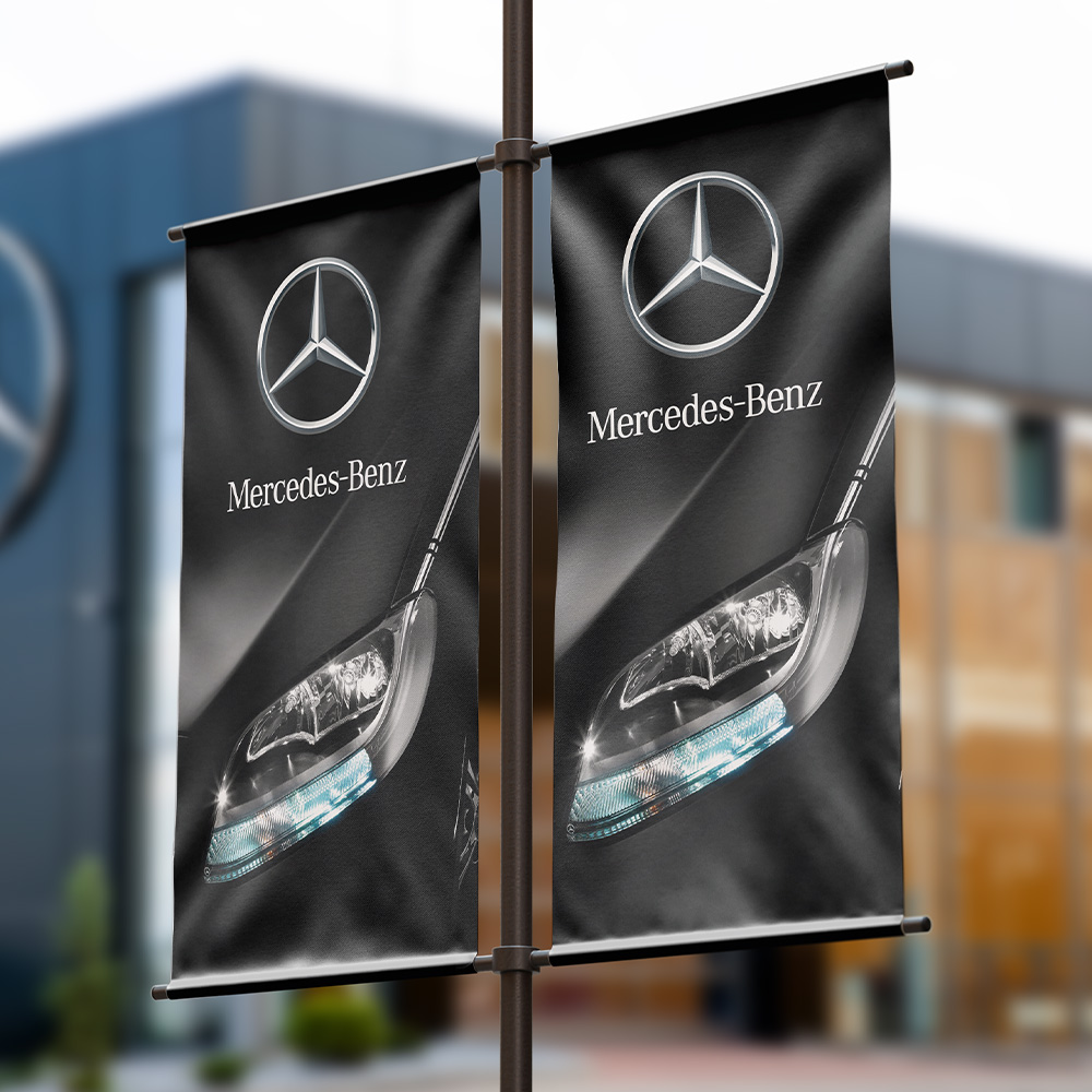 mercedes benz dealership AVENUE BANNER