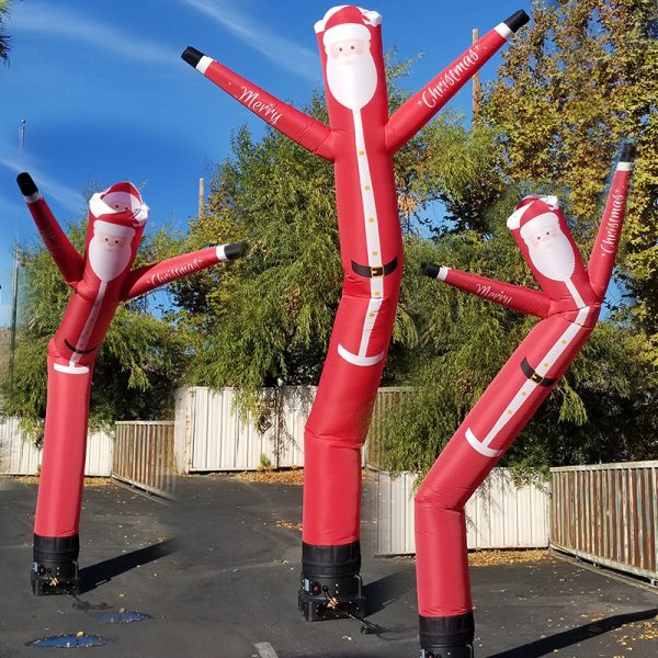 santa claus tube man air inflatable