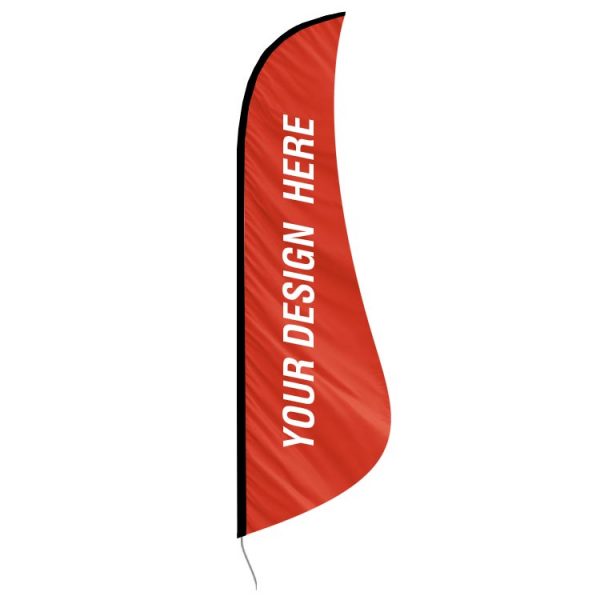 shark fin custom feather banner flag