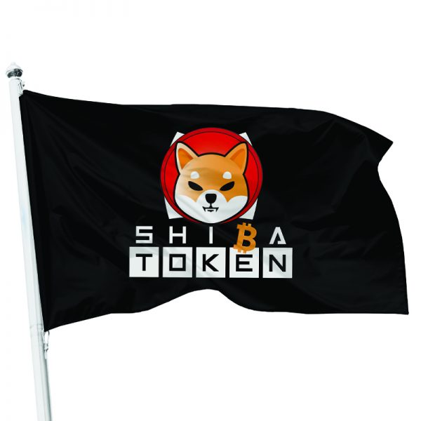 shiba token flag mockup