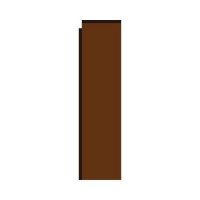 Brown Rectangle Flag