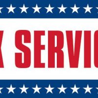 Tax Services Sign Banner 4×8