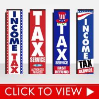 Tax Season Banner Flags