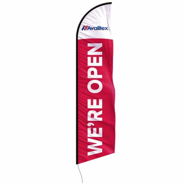 we're-open-feather-flags---custom-12ft-feather-flags