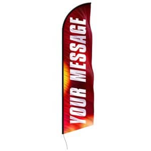 your-message-feather-flags-custom-banner